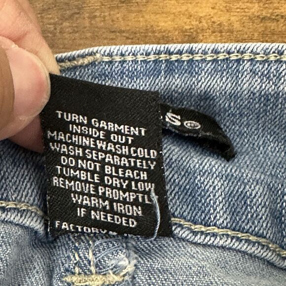 D. Jeans Women’s Skinny Jeans Blue Mid Rise Stretch Casual Light Wash Denim 6 - Picture 6 of 7